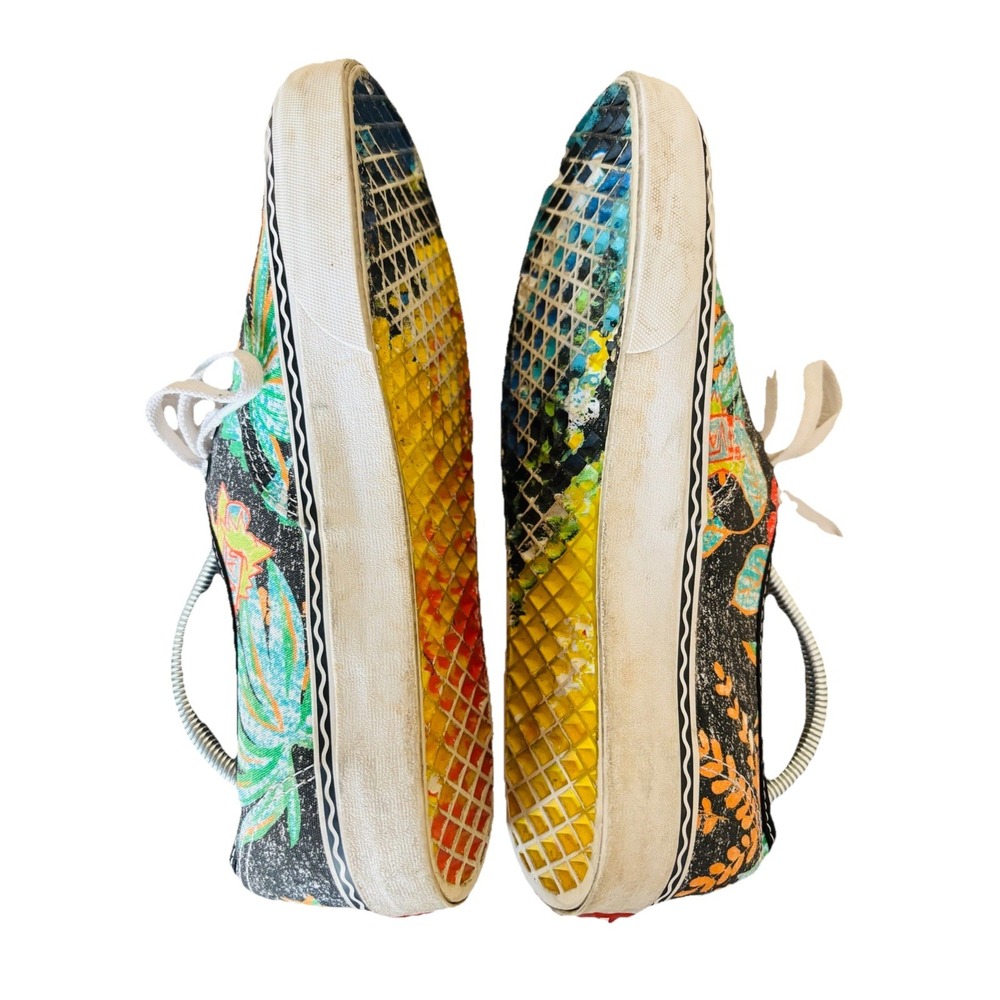 Vans Crayola Collab Van Doren Inspired Shoes Men's 8.5 Women's 10 Colorful - Picture 5 of 9